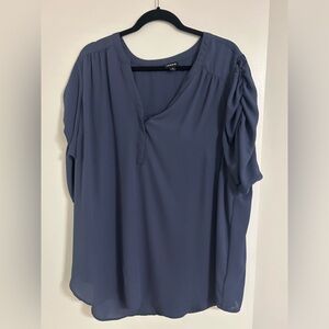 Blue torrid blouse